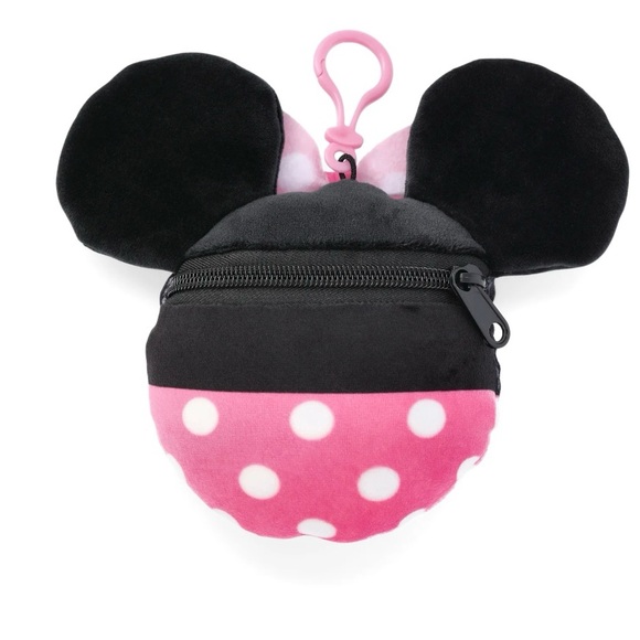 🔴 3/$12 Disney’s Minnie Mouse Plush Key Fob/Coin Purse! NWT! - Picture 2 of 8